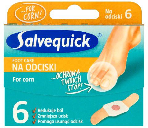 Cederroth Salvequick Foot Care Hornhautpflaster Zur Schmerzlinderung