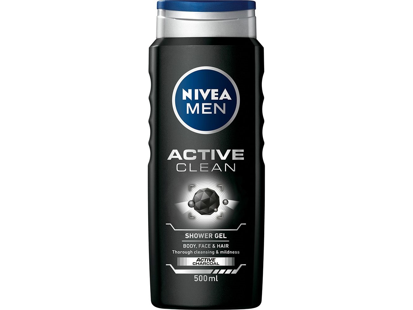 Nivea Active Clean Zel Duschgel 3-In-1 500 Ml