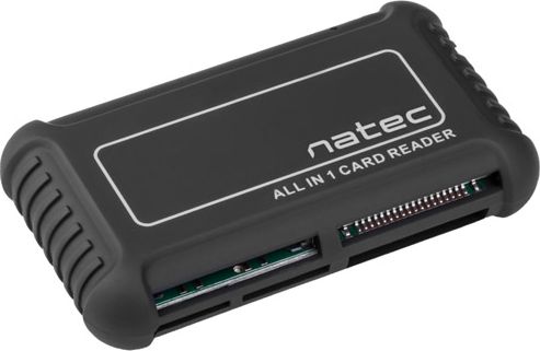 Natec Beetle, Mmc, Ms Micro (M2), Ms Pro, Ms Pro Duo, Memory Stick (Ms), Microsd (Transflash), Minisd,..., Schwarz, 480 Mbps, Ce, Usb 2.0, 0,8 M