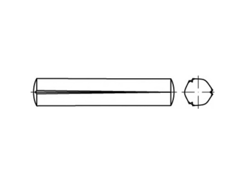 Toolcraft To-5438286 Konisk Spik 3 Mm Stål 100 St