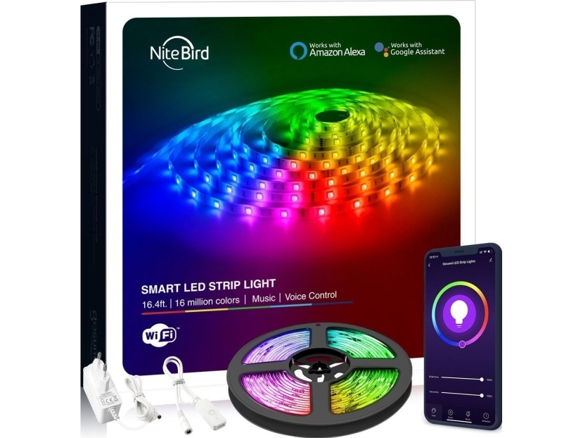 Smart Wifi Rgb Led Light Strip Gosund Sl2 (5M), Tuya