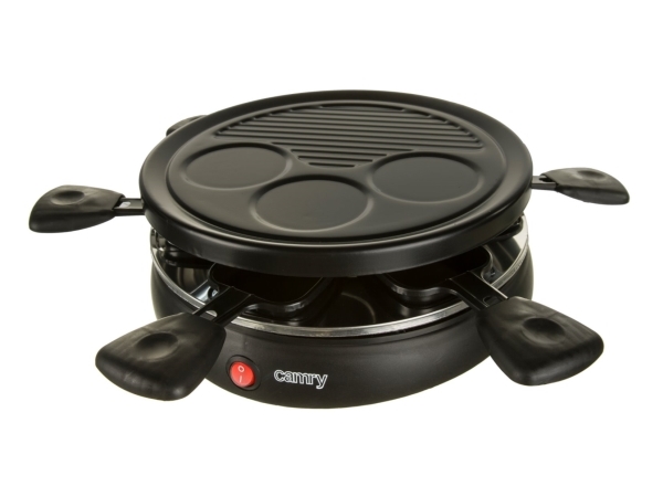 Sandwichmaschine Camry Grill Cr 6606 Raclette, 1200 W, Schwarz