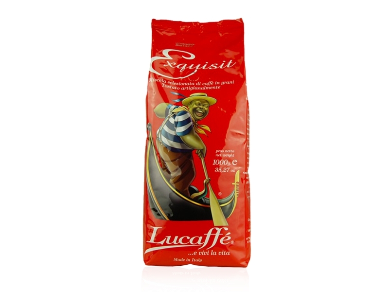 Lucaffe Exquisit, 1 kg, americano, cafe au lait, caffe crema, caffe latte, espresso | Catering - Drycker - Kaffe och kaffebönor | GameStuff