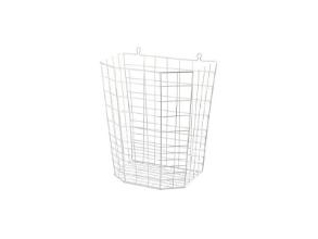 Affaldskurv 20 Ltr Trådkurv Hvid,5 Stk/Krt