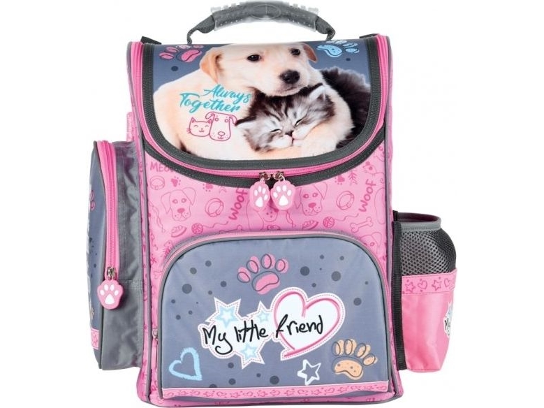 Min lille ven skoletaske - kat/hund CACA