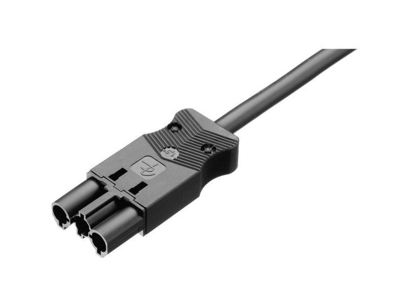 Adels-Contact Ac 166 Alcgs/315 100 Strømforsyningstilslutningskabel Strømstik - Åben Ende Samlet Poltal: 2 + Pe Hvid 1 Stk