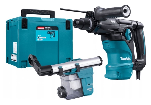 Makita Sds-Plus 1050W 3.9J Avt Led Bohrhammer +Griff +Dx11 Hr3012fcwj