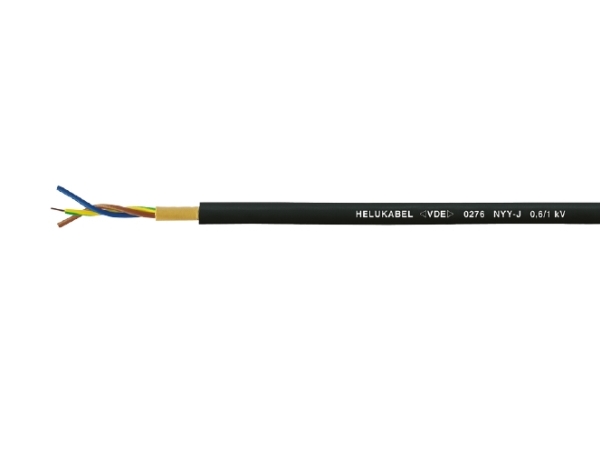 Helukabel Nyy, Niederspannungskabel, Schwarz, Polyvinylchlorid (Pvc), Polyvinylchlorid (Pvc), Cooper, 5X2,5 Mm²