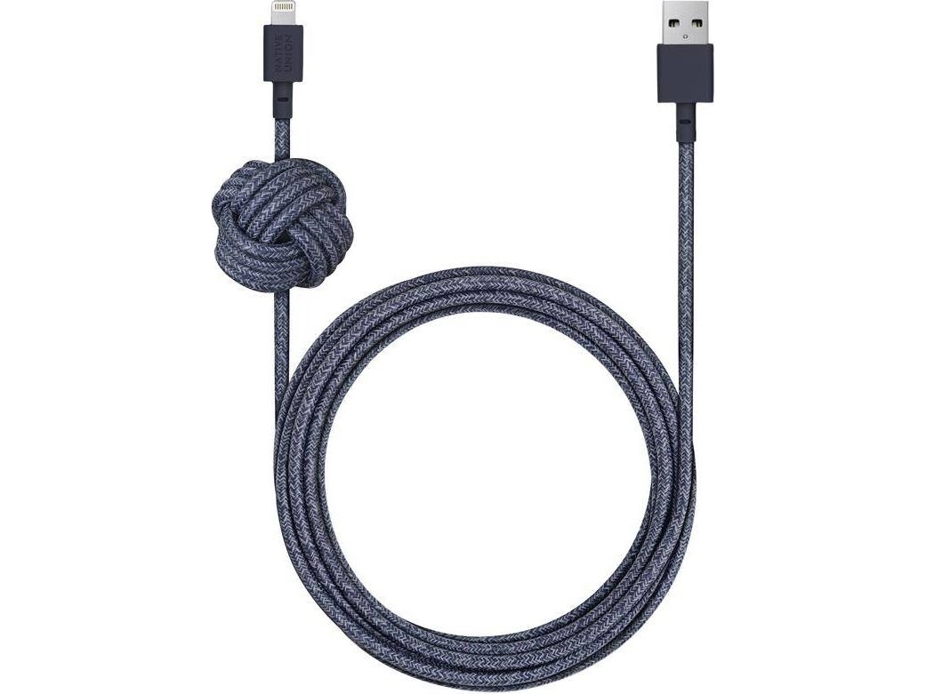Kabel USB Native Union USB-A - 3 m Granatowy (NTU051IND) | Datortillbehör - Kablar & adaptrar - Datakablar | GameStuff