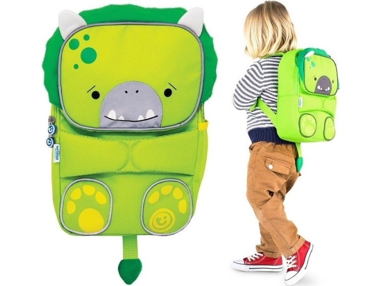 Toddlepak Trunki Dinosaur Dudley reppu - vihreä