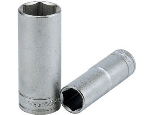 Teng Tools topnøgle 6-kant 3/8 18mm lang (35860550)