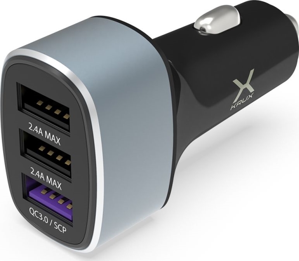 Biloplader Krux Krx0063, 3X Usb-A, 8,4 A (Krx0063)