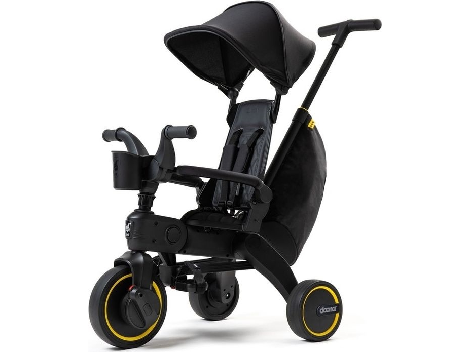 Doona Liki Trike S5 5in1 Sulankstomas triratis dviratukas, juodas