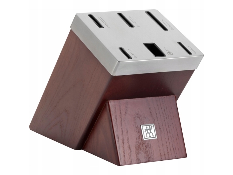 ZWILLING Pro, Kniv/bestik bloksæt, Rustfrit stål, Plast, Træ, Træ, Sort