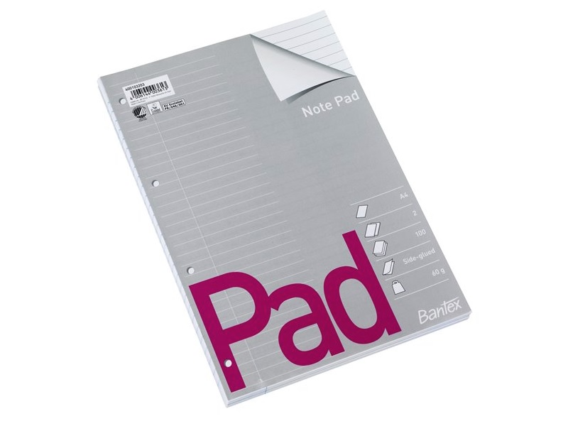 Block Bantex A4, linjerat med hål - (2 st.) | Papper & Emballage - Block & Post-It - Block | GameStuff