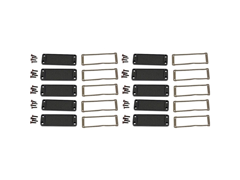 Hammond Electronics Endeplade Aluminium Sort L X B X H 6 X 87 X 31 Mm 10 Stk