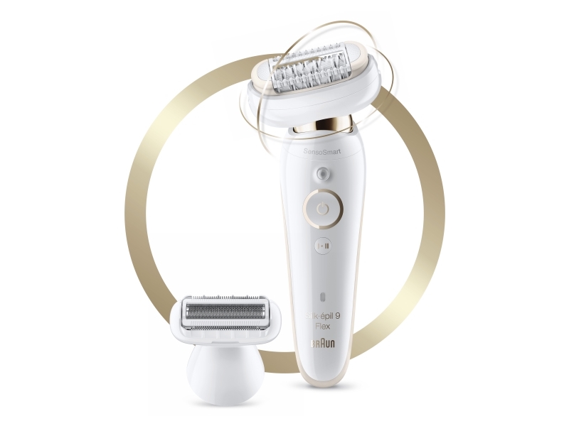 Braun Silk-Épil 9 81688635 Hårfjerner Hvid, Guld 40 Pincetter
