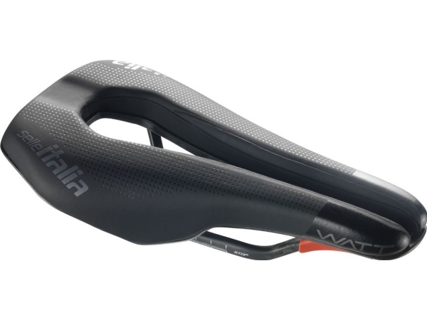 Selle Italia Siodło SELLE ITALIA WATT SUPERFLOW KIT CARBONIO (id match - U3) carbon/keramic 7x9, fibra-tek, sort (NEW)