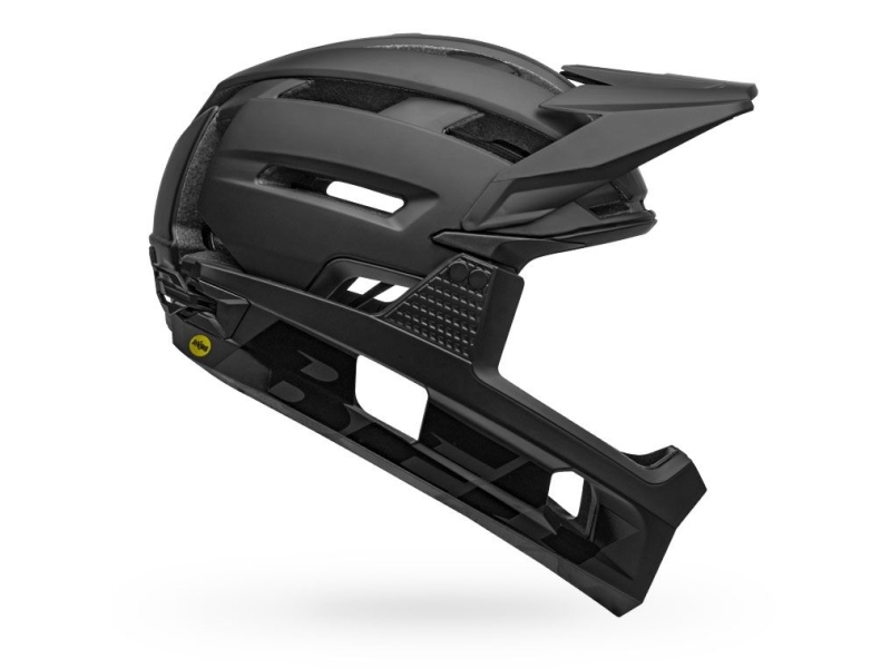 Bell Helmets Super Air R Mips, Lukket Hjelm, I-Form Konstruktion, Hjelmvisir, Mat