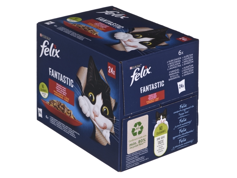 Felix Fantastic Landlige Smagsoplevelser I Gelé - 24X 85G