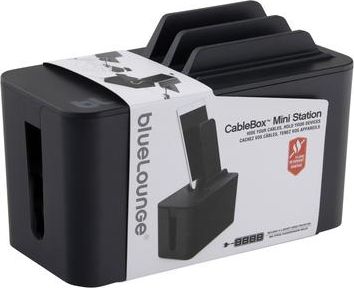 Bluelounge Bluelounge Cablebox Mini Station Organizer Cable Organizer Black