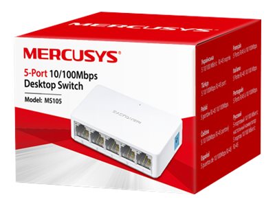 Mercusys Ms105 - Switch - Ikke Administreret - 5 X 10/100 - Desktop