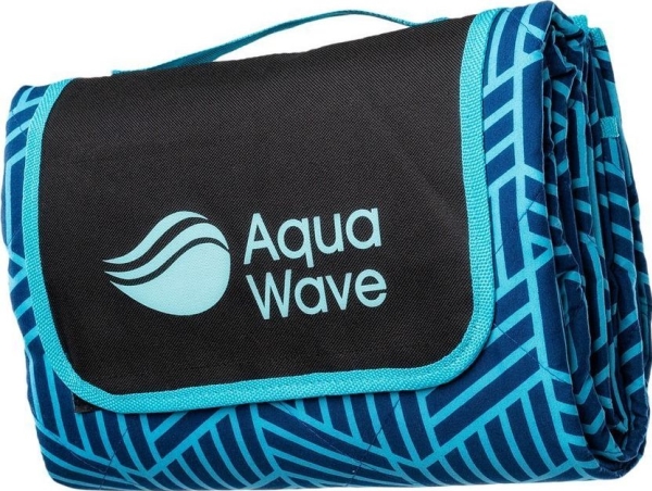 AquaWave AQUAWAVE picnictæppe 140x170cm ALADEEN geometrisk blå