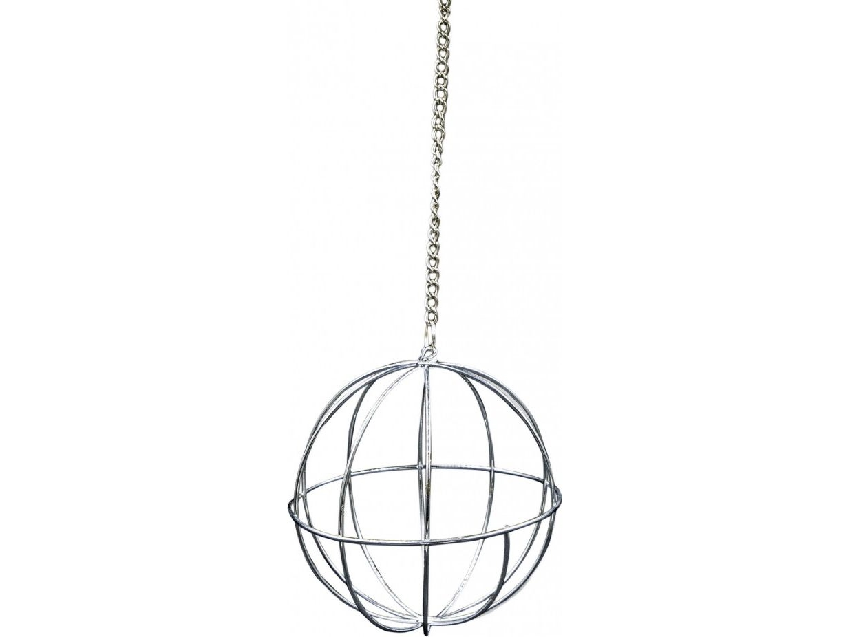 Panama Pet Panama Pet Round Feeder For Rodents And Rabbits, Chrome-Plated 12Cm