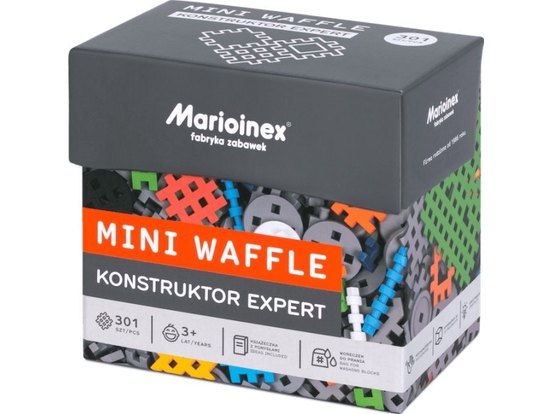 Marioinex Klocki Mini Waffel-Konstrukteur Expert 301 El.