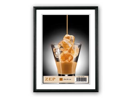 Zep Alluminium Frame, Aluminium, Schwarz, Einzelbilderrahmen, Tisch, Wand, 15 X 20 Cm, Rechteckig