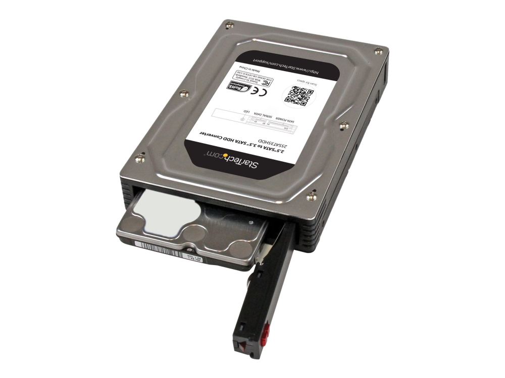 last Sjældent narre StarTech.com 2.5" to 3.5" SATA HDD/SSD Adapter Enclosure - External Hard  Drive Converter with HDD/SSD Height up to 12.5mm (25SAT35HDD) -  Lagringspakning - 2.5" - SATA 6Gb/s - SATA 6Gb/s - for