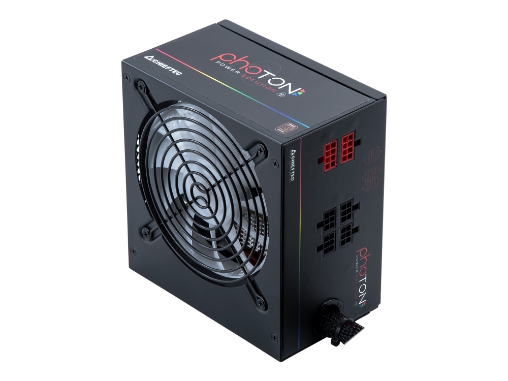 Chieftec Photon Series CTG-750C-RGB - Strømforsyning (intern) - ATX12V 2.3/ EPS12V - AC 230 V - 750 Watt - aktiv PFC