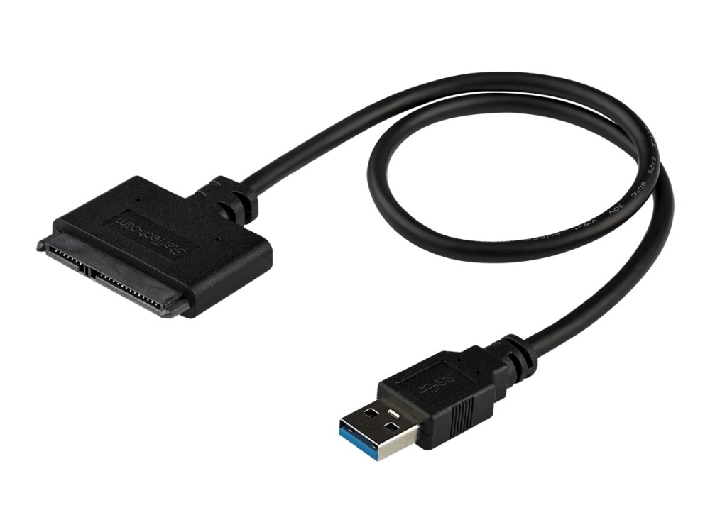 StarTech.com SATA to USB Cable - USB to 2.5" SATA III Hard Adapter - External Converter for SSD/HDD Data Transfer (USB3S2SAT3CB) - Lagringskontrol - 2.5" - SATA 6Gb/s - USB 3.0