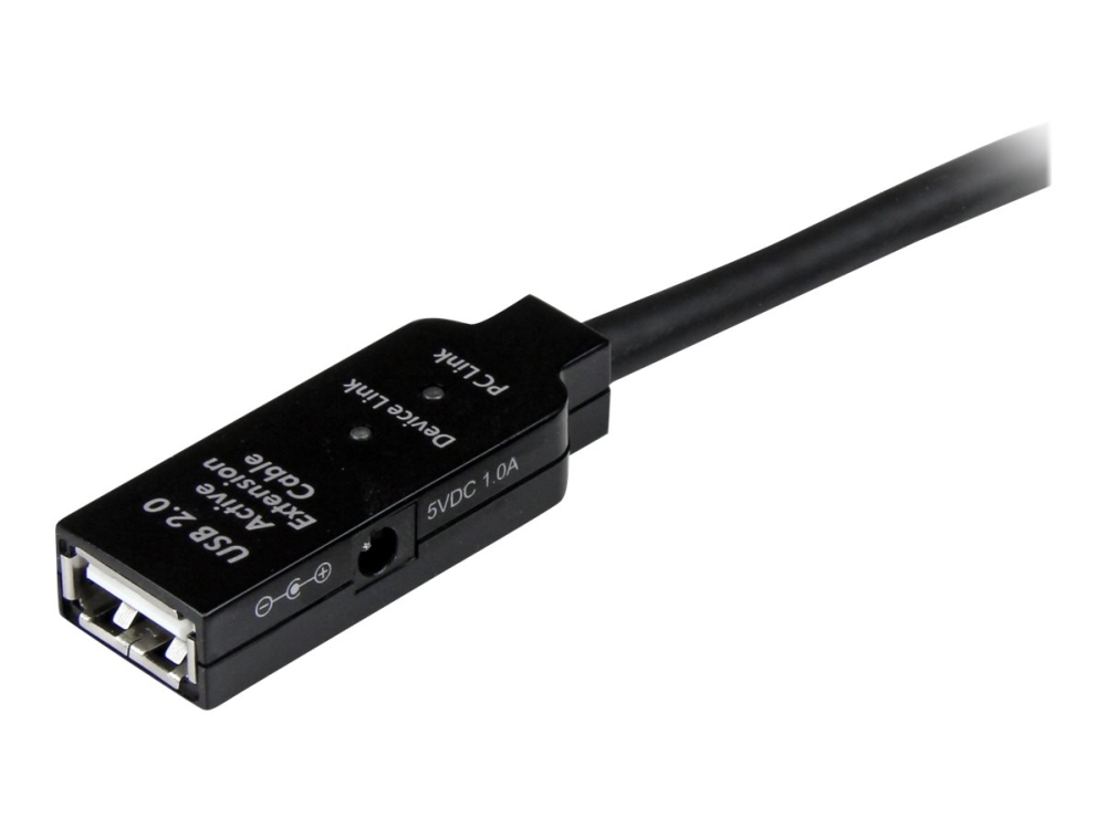 Startech.Com 20M Aktives Usb 2.0 Verlängerungskabel - Stecker/Buchse, 20 M, Usb A, Usb A, Usb 2.0, Stecker/Buchse, Schwarz