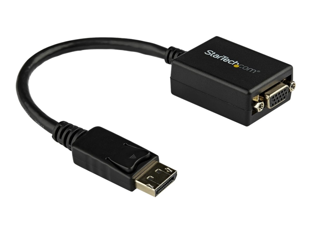 Startech.Com Displayport To Vga Video Adapter Converter - Active - 1080P - Dp To Vga Converter (Dp2vga2) - Display-Adapter - Displayport (Han) Til Hd