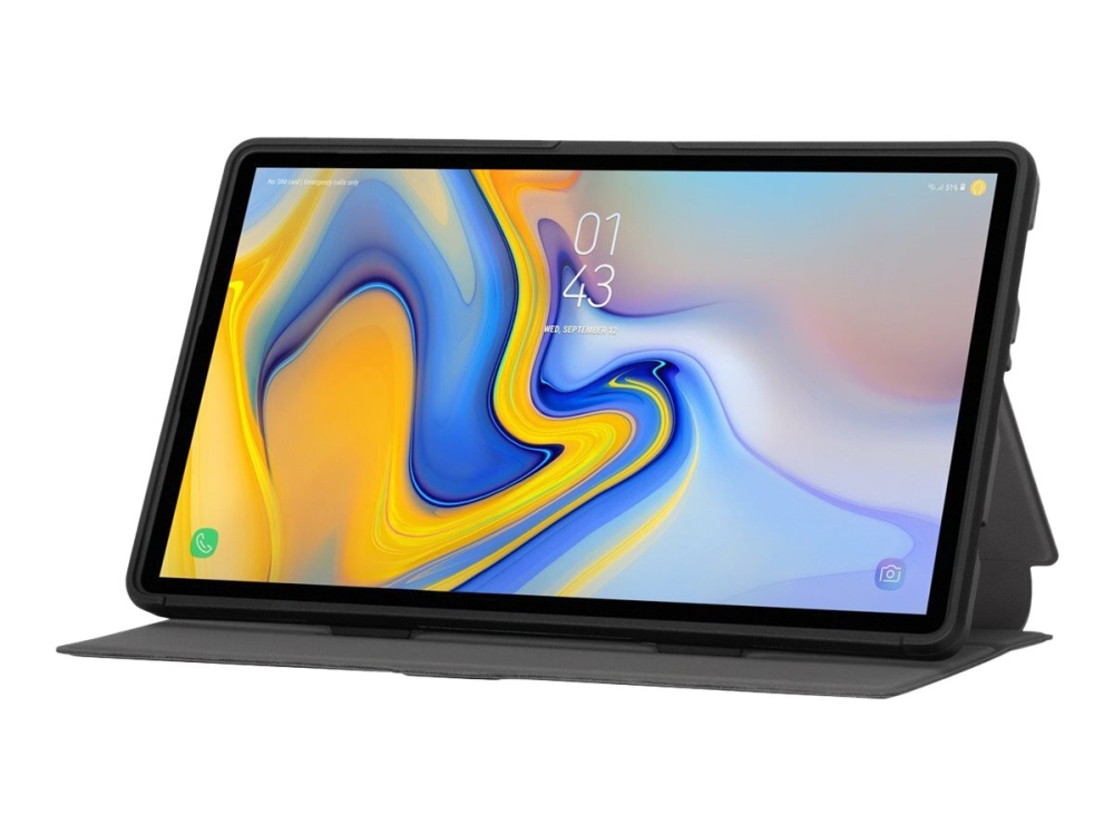 Targus Click-In - Flipomslag Til Tablet - Termoplastisk Polyuretan (Tpu) - Sort - 8.7" - For Samsung Galaxy Tab A7 Lite