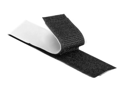 Delock Klettband Selbstklebend Mit Haft- Und Flauschband L 1 M X B 25 Mm Schwarz, Schwarz, Weiß, Kunststoff, 25 Mm, 1 M, 1 Stück(E), Polybag