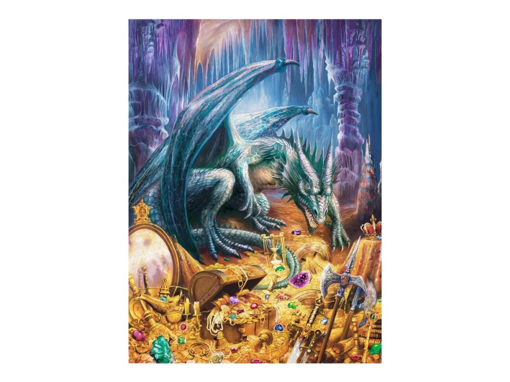 Ravensburger XXL - Dragon's Treasure - puslespil - 100 stykker