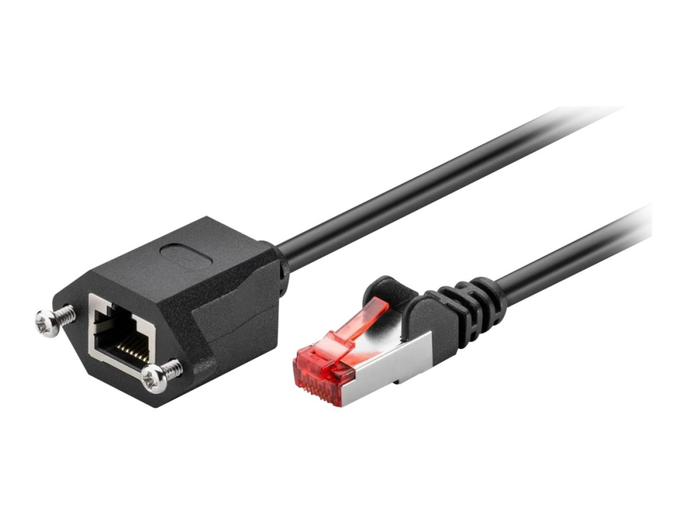 Microconnect - Netzwerk-Verlängerungskabel - Rj-45 (Stecker) Auf Rj-45 (Buchse) - 1 M - 6 Mm - Gefaltetes Ungeschirmtes Twisted Pair (F/Utp) - Cat 6