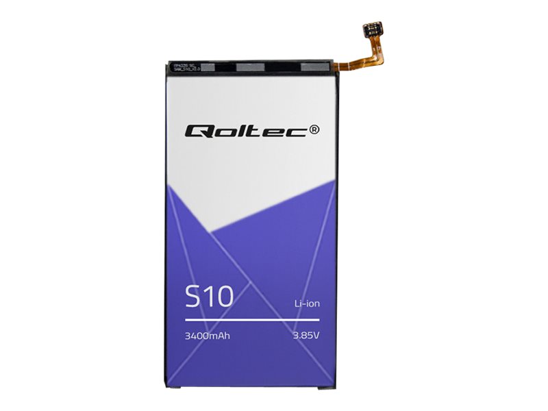 Qoltec Batteri Li Ion 3400 Mah För Samsung Galaxy S10