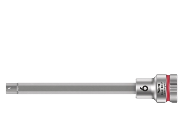 Wera 05003036001, Sokkel, 3/8, Metric, 1 hoved(er), 6 mm, Krom-vanadium-stål