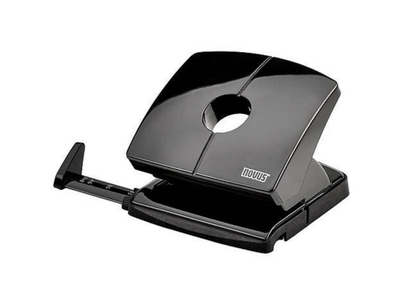 Novus 025-0630 Kontorskuvertmaskin 8 cm 20 ark (80 g/m²) med svart 20 ark (80 g/m²) | Kontorsmaterial - Hålslagare - 4 Hålslagare | GameStuff