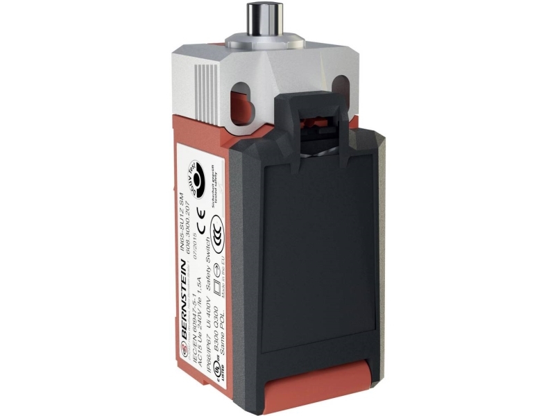 Bernstein IN65-SU1-AHDM - Endestop, Ø6X200 mm stang, 1 NO, 1 NC, Momentkontakt