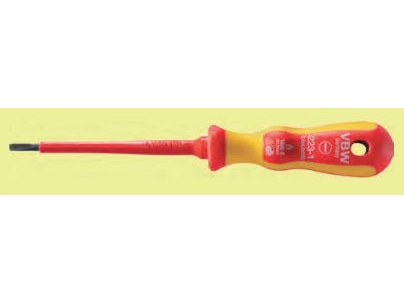 Vbw Slotted Screwdriver 3.5 X 185Mm Insulated (223 110)