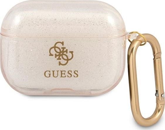 Guess Schutzhülle Guapucg4gd Glitter Collection Für Airpods Pro - Gold