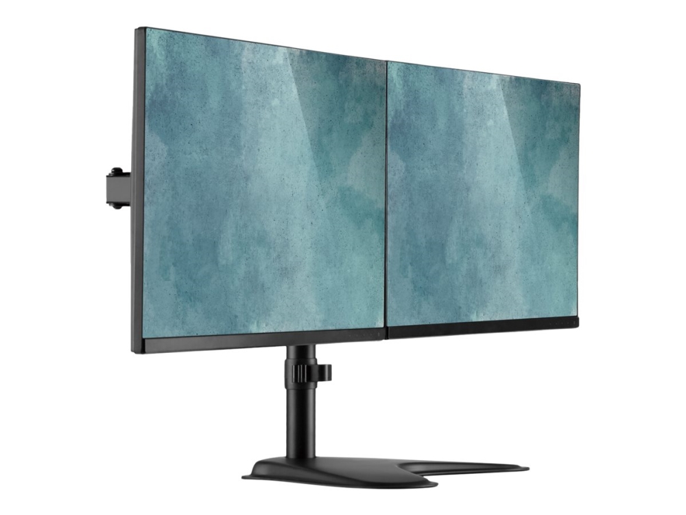 Digitus Dual Monitorständer, 2X 32", 2X 8 Kg, Freistehend, 8 Kg, 38,1 Cm (15"), 81,3 Cm (32"), 100 X 100 Mm, Schwarz