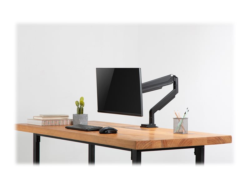 Digitus Universal Single Monitorhalter Mit Gasdruckfeder Und Klemmbefestigung, Klemme, 9 Kg, 38,1 Cm (15"), 81,3 Cm (32"), 100 X 100 Mm, Schwarz