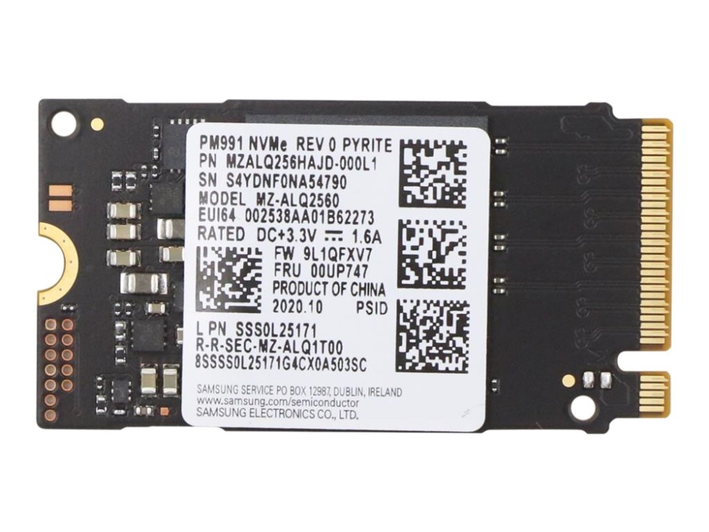 Samsung Ssd 256 Gb Inbyggd M.2 2242 Pcie 3.0 X4 Nvme Fru För Ideacentre C5 14imb05 G5 14amr05 Ideacentre Mini 5 01imh05 Thinkcentr