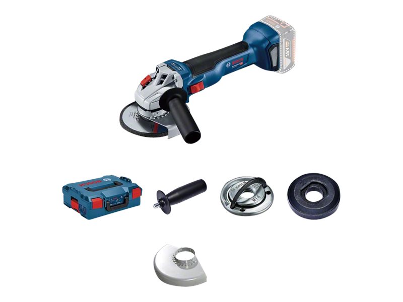 Bosch Vinkelslip GWS 18V-10 SOLO L-BOXX - SOLO