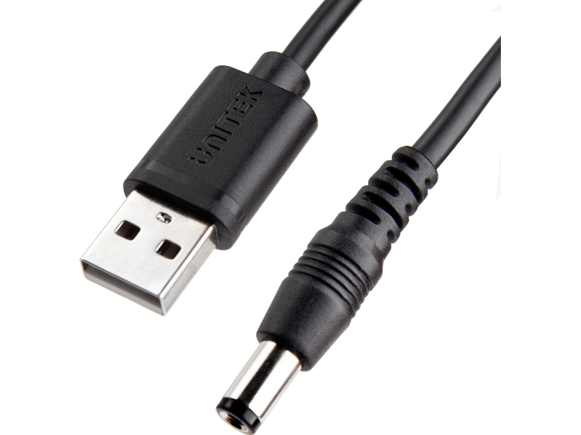 Usb-Kabel Unitek Usb-Strømkabel - Dc 5,5/2,5 Mm 9V-Stik